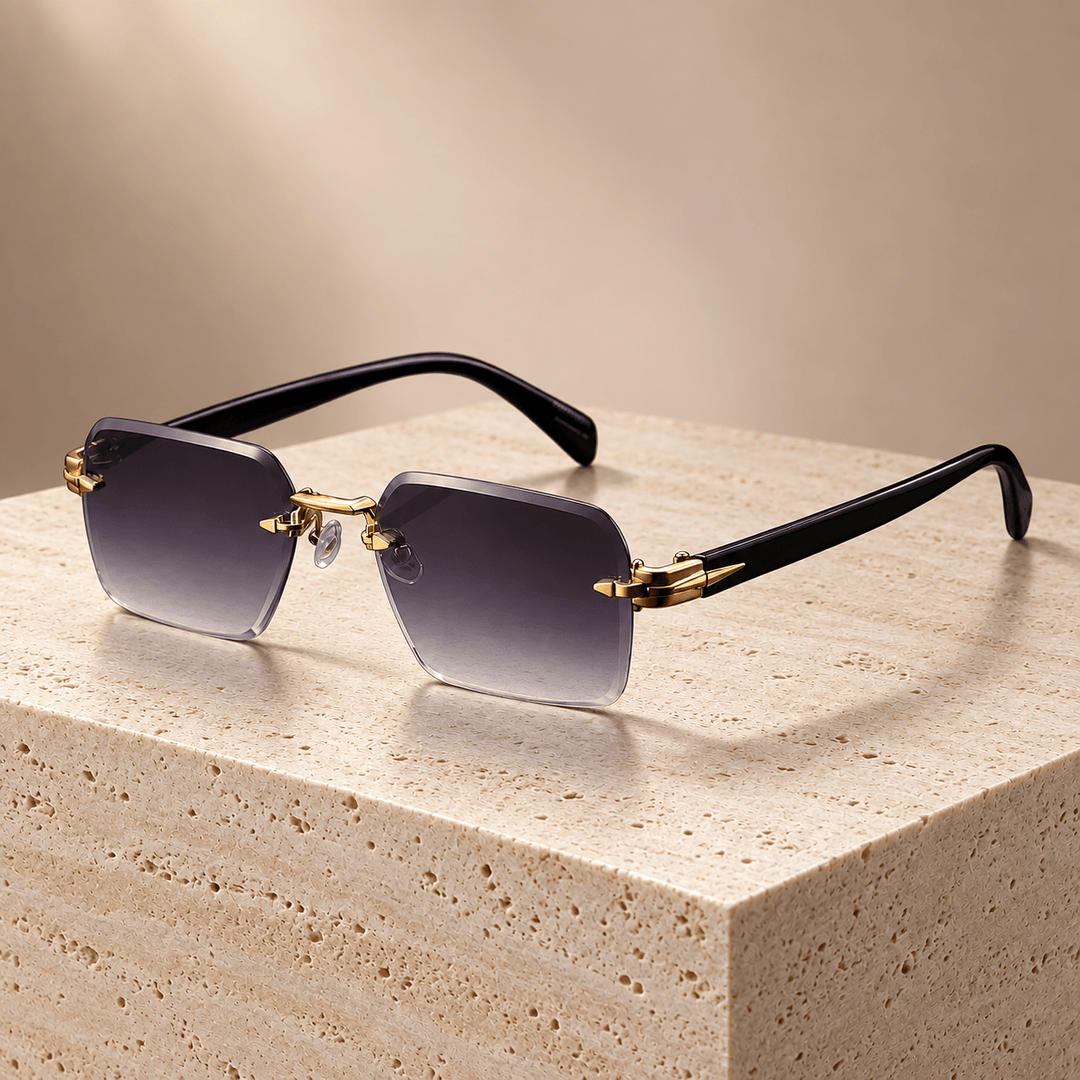 Cassiel Rimless Sunglasses Gray image 3