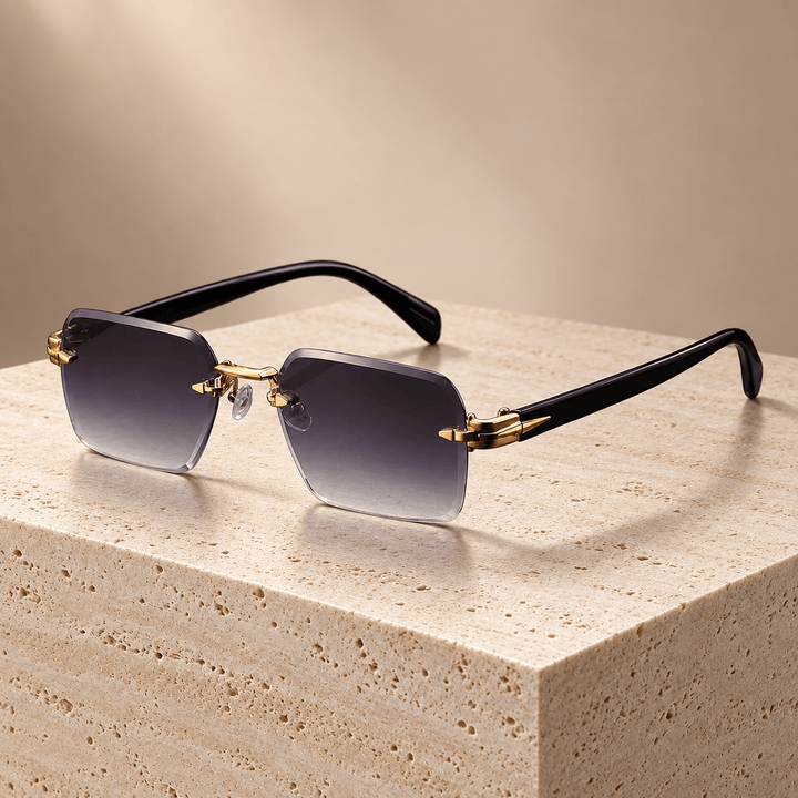 Cassiel Rimless Sunglasses Gray image 3