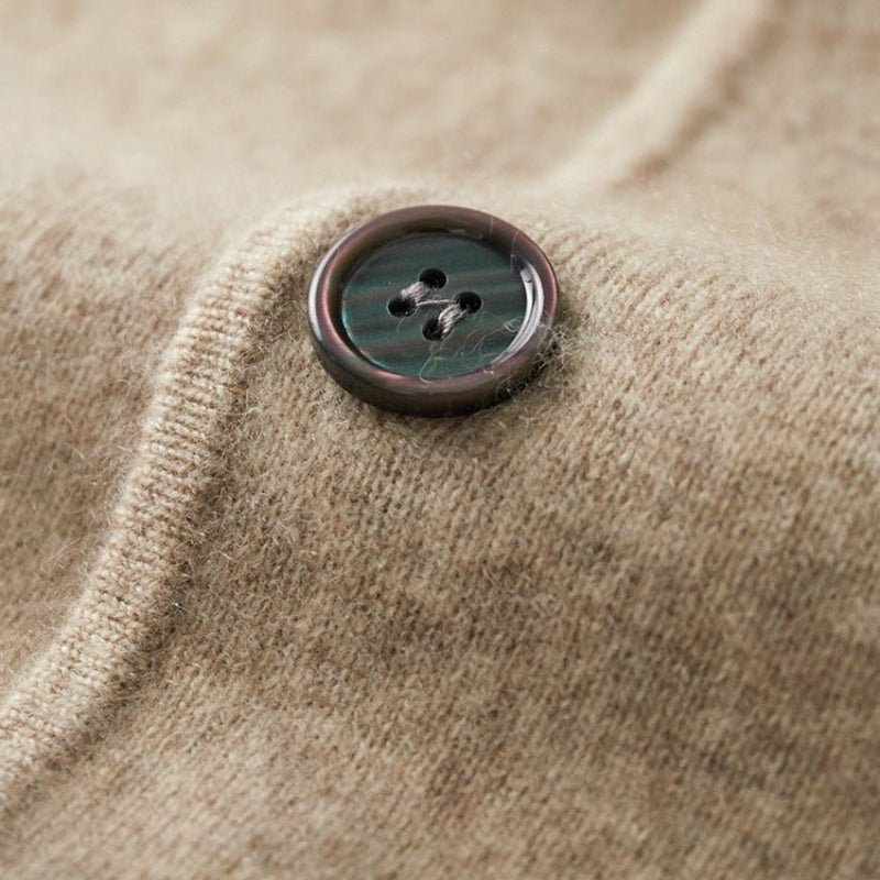 CASTELLO CASHMERE CARDIGAN (Black XS) - | Zavonix