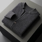 CASTELLO CASHMERE CARDIGAN (Gray XS) - | Zavonix