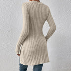 Casual Long Sleeve Top - Relaxed Fit Long Sleeve Shirt (Black S) - | Zavonix