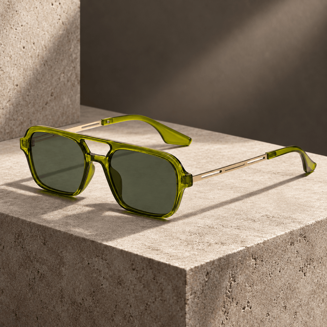 Cavell Aviator Sunglasses Green image 1