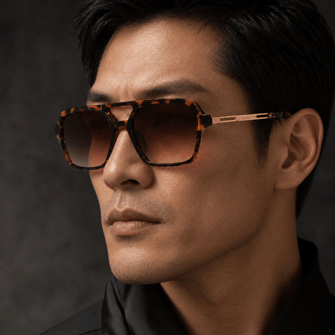 Cavell Aviator Sunglasses Leopard image 5