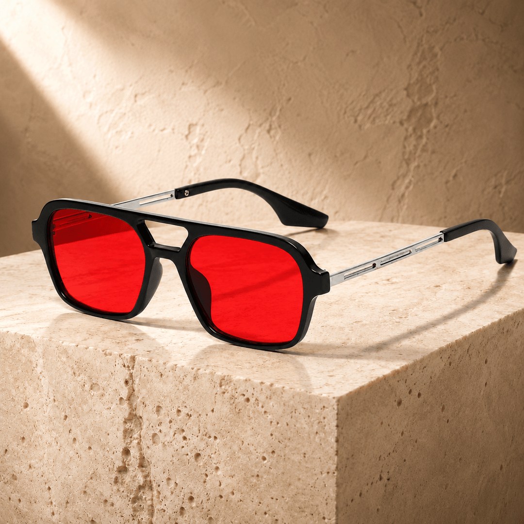 Cavell Aviator Sunglasses Red image 6