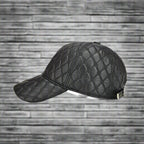 "Cavendish" Leather Cap (Black ) - | Zavonix