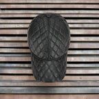 "Cavendish" Leather Cap (Black ) - | Zavonix
