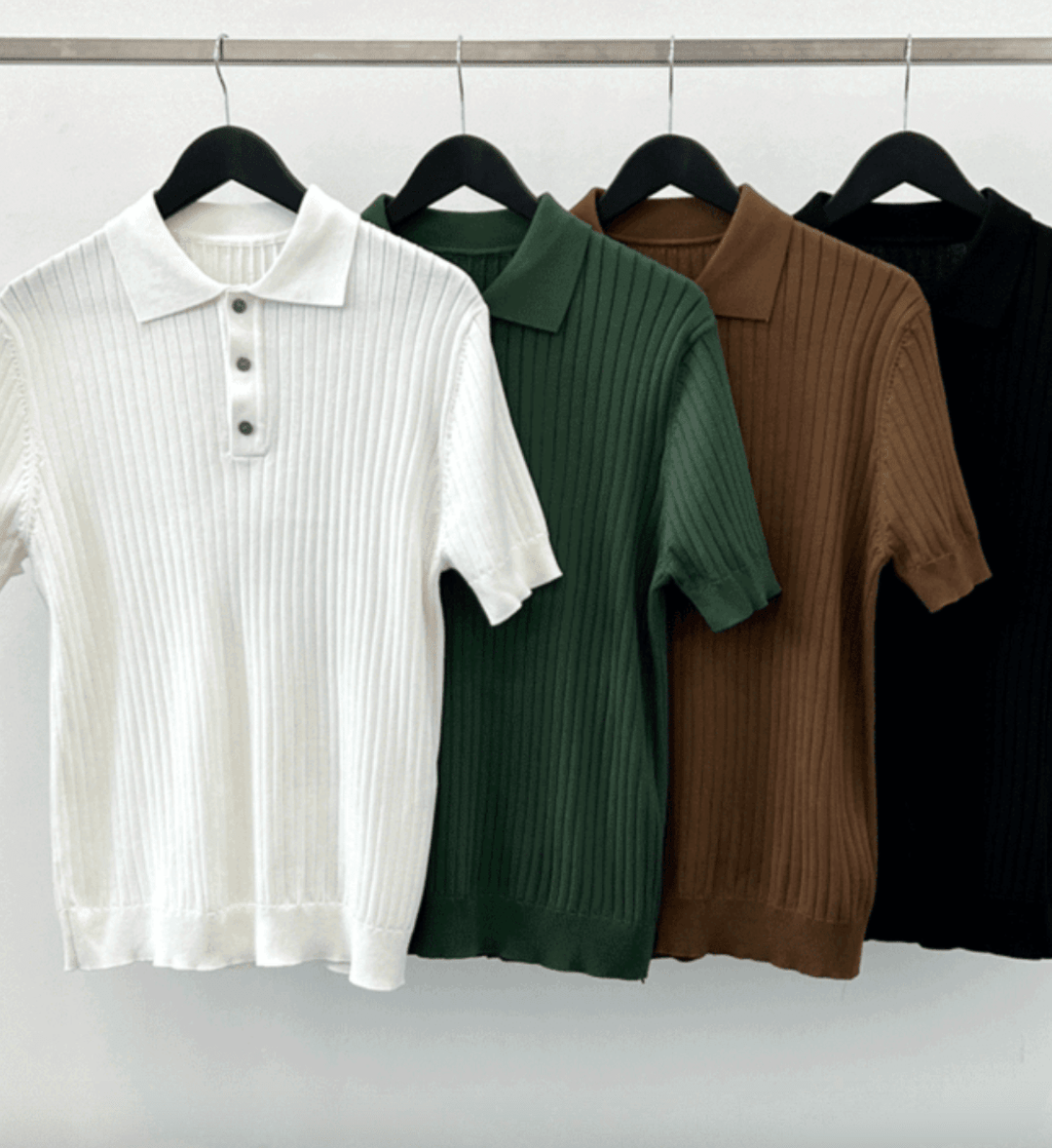 Caveren Ribbed Slim Polo product image 6