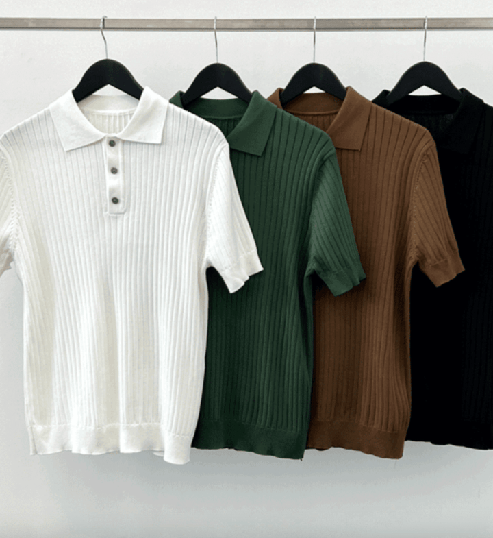 Caveren Ribbed Slim Polo product image 6