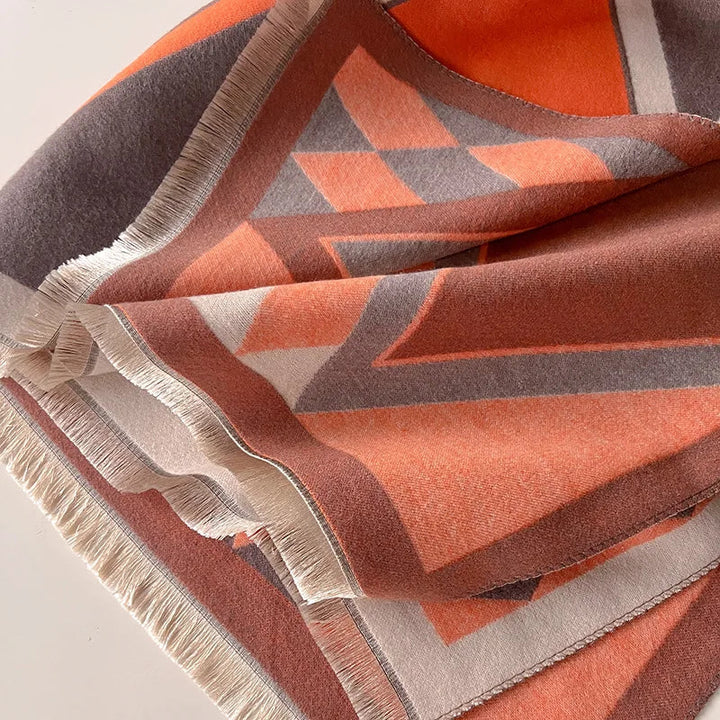 Chal para mujer Nora | Mezcla de lana de primera calidad, diseño elegante para invierno