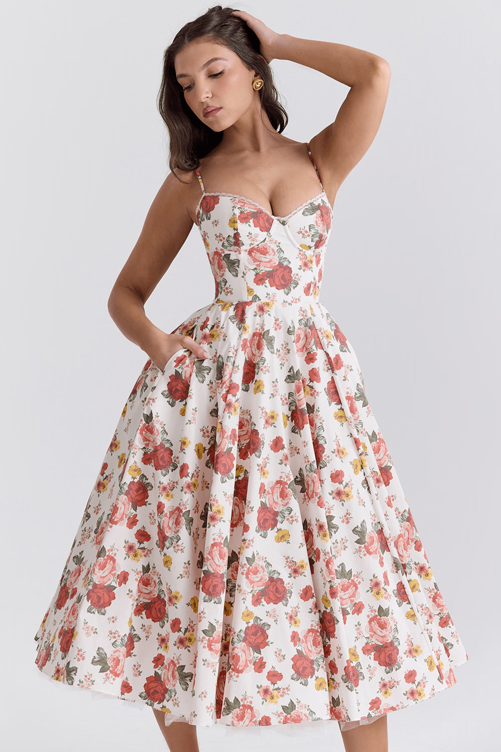 Celestine Corset Midi Dress product image 14