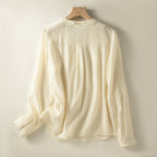 CloudMist™ Linen — Feel Effortless Elegance and Turn Every Head With Featherlight Confidence (Beige XS) - | Zavonix