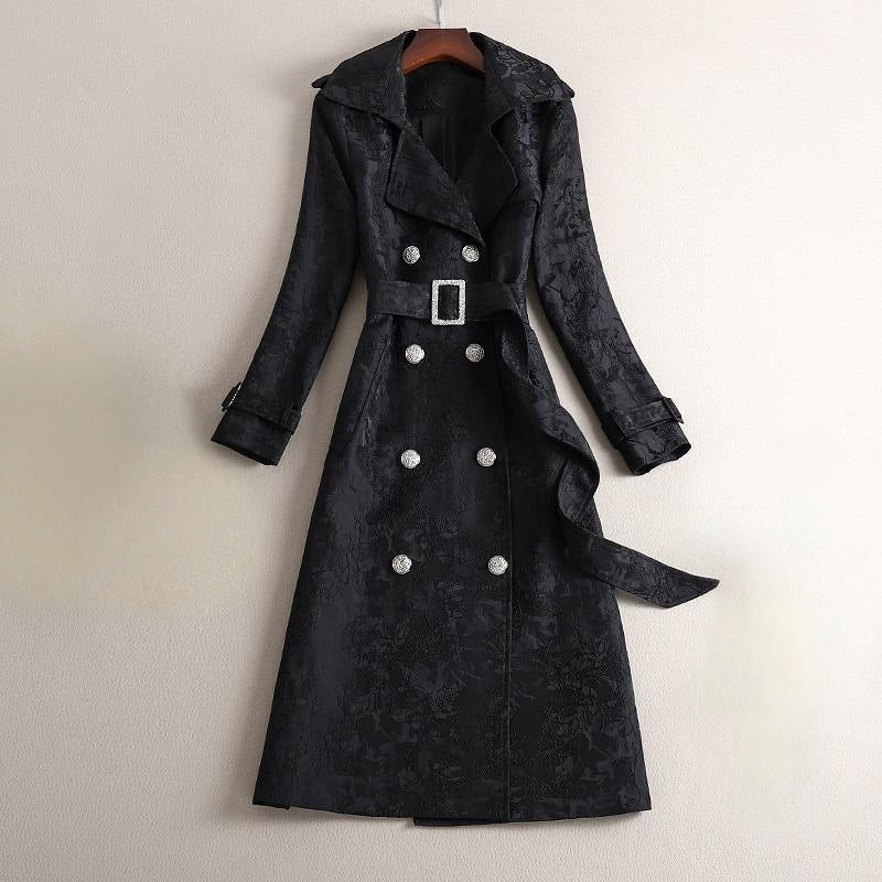 CELINA™ TAPESTRY - STYLE OVERCOAT (Black XS) - | Zavonix