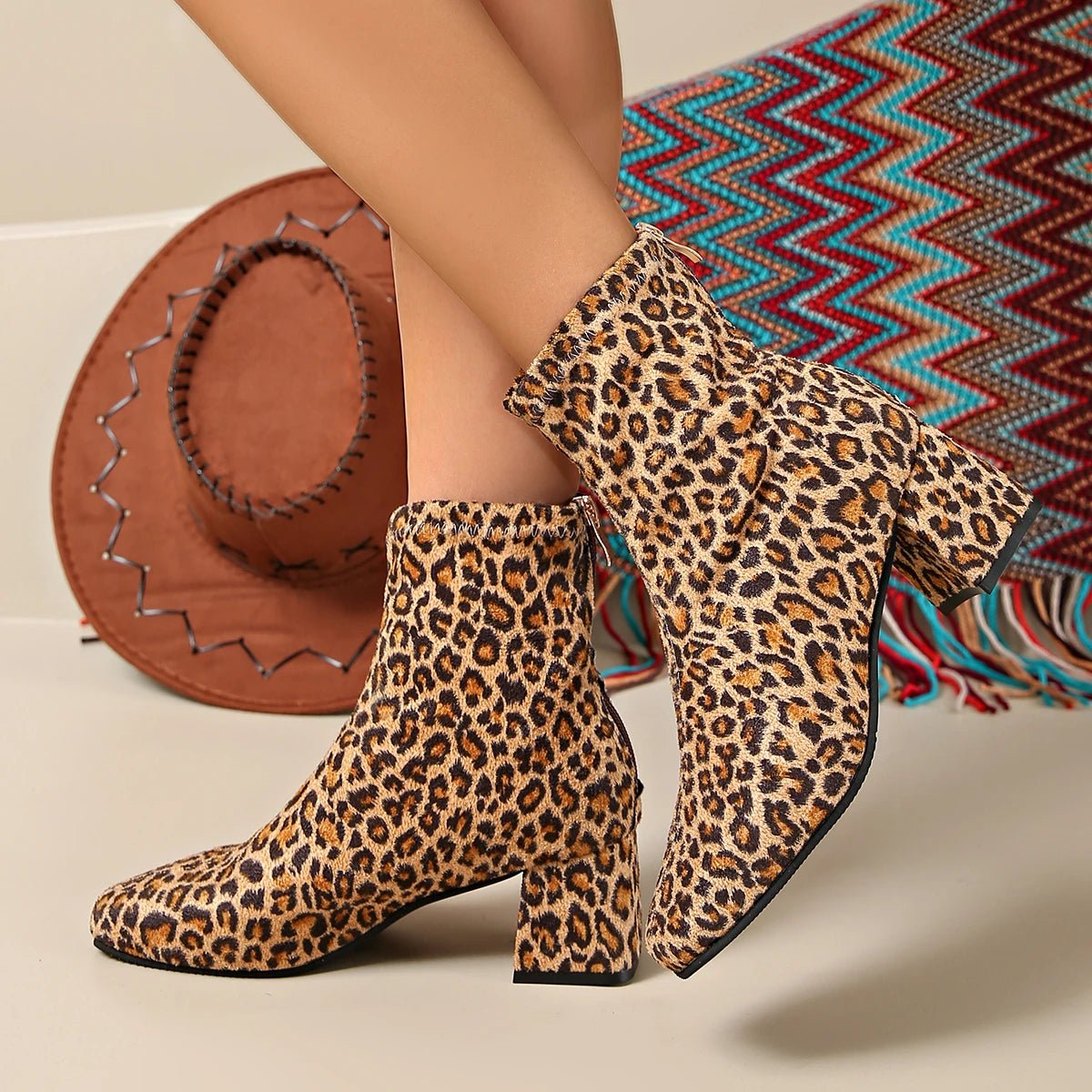 "Cheetah" Heels (5 ) - | Zavonix