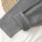 "Chevron Pattern" Tweed Trousers (Gray S) - | Zavonix