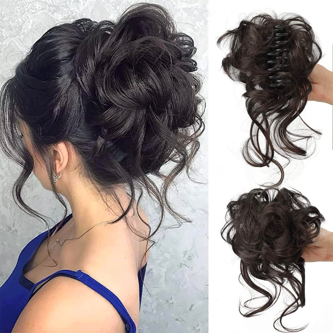 Chic Synthetic Hair Bun Clip Product Image 02