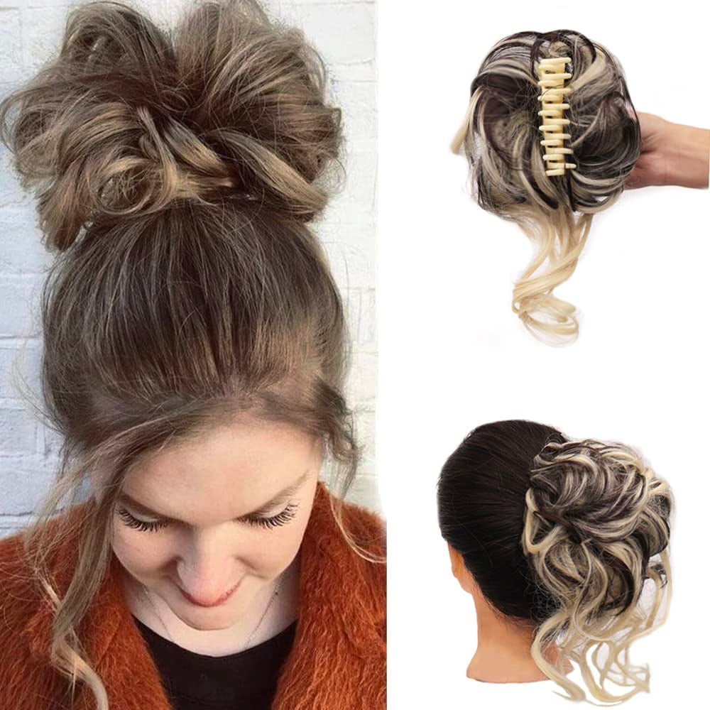 Chic Synthetic Hair Bun Clip Product Image 03