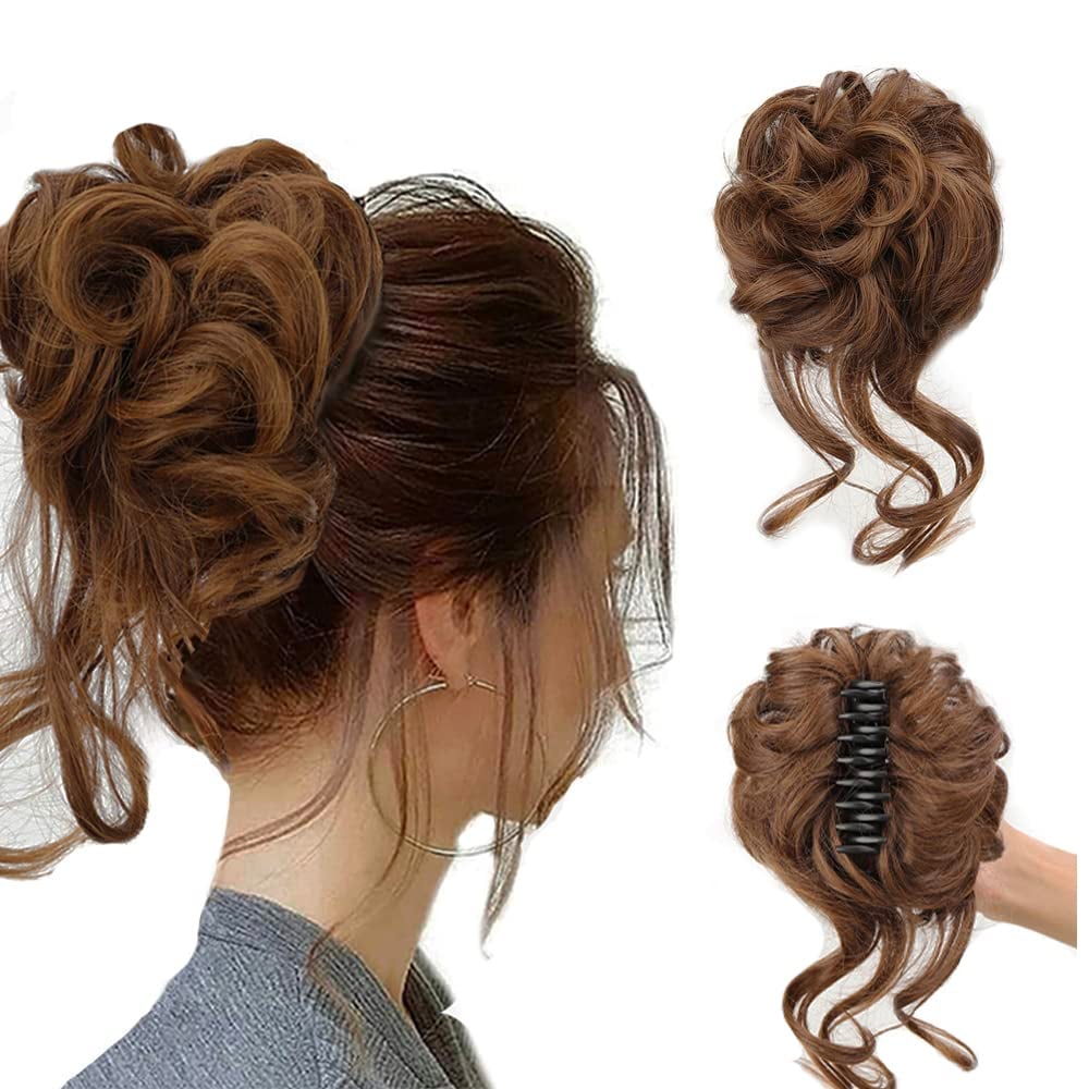 Chic Synthetic Hair Bun Clip Product Image 04