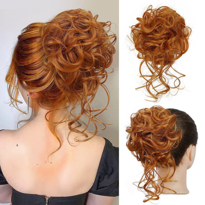 Chic Synthetic Hair Bun Clip Product Image 06