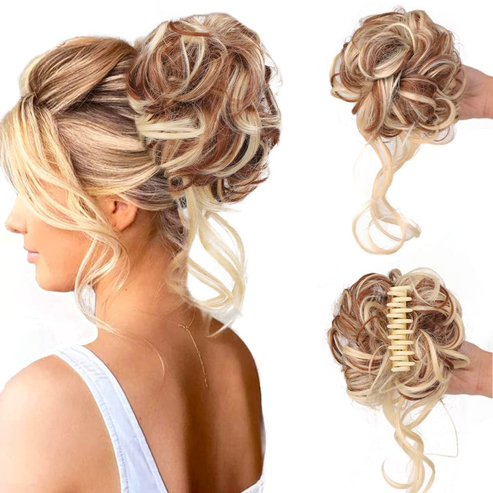 Chic Synthetic Hair Bun Clip Product Image 08