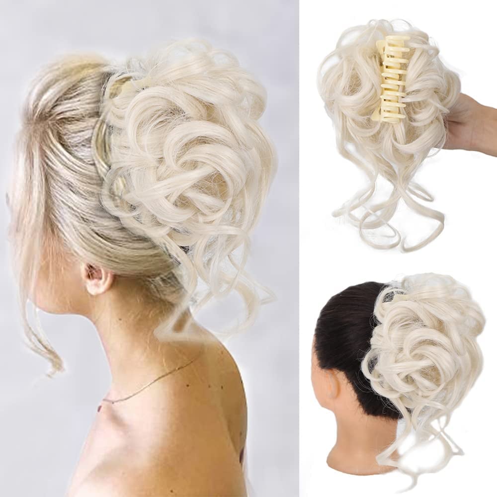 Chic Synthetic Hair Bun Clip Product Image 11