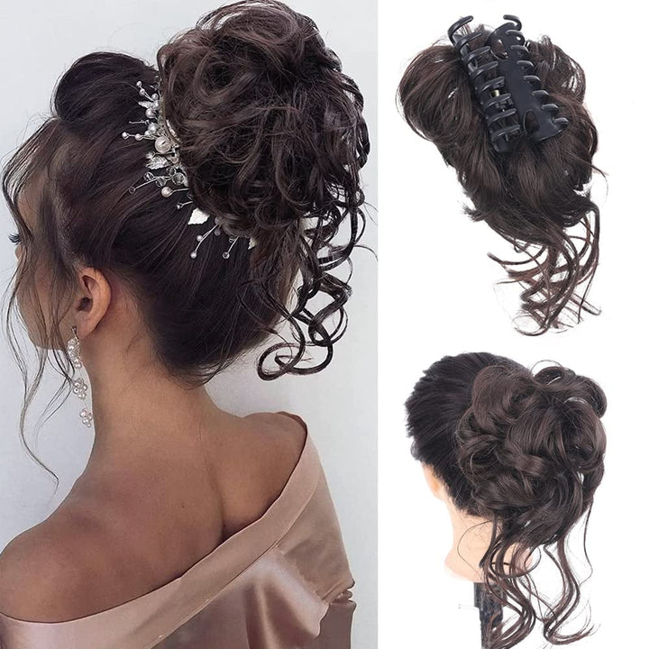Chic Synthetic Hair Bun Clip Product Image 12