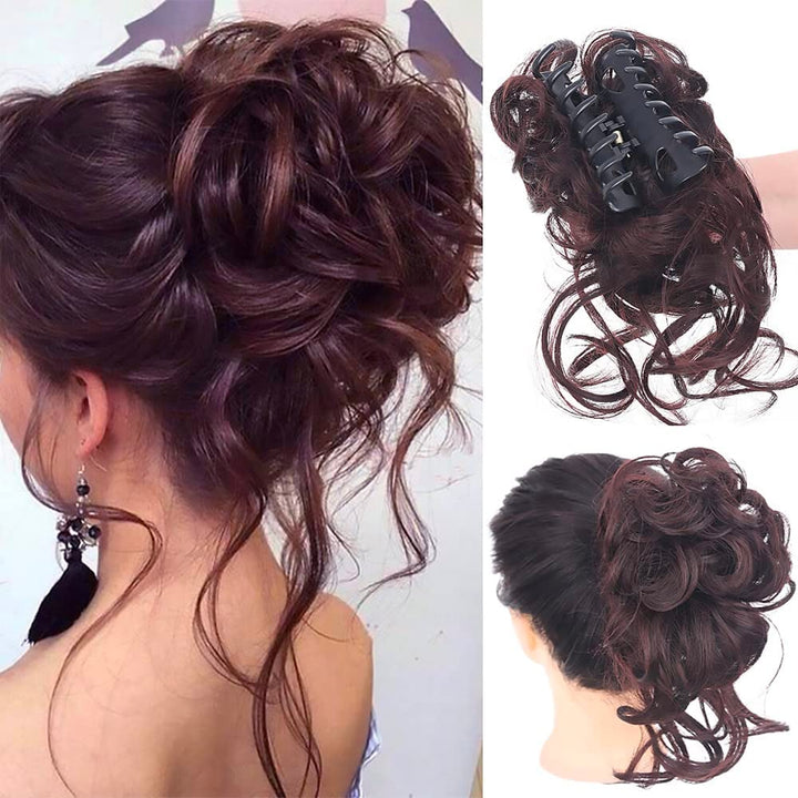 Chic Synthetic Hair Bun Clip Product Image 15