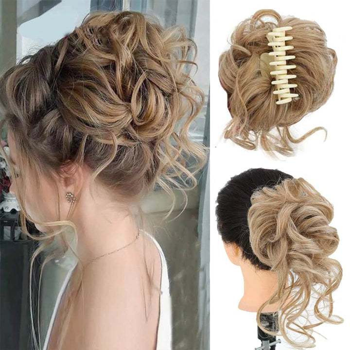 Chic Synthetic Hair Bun Clip Product Image 17