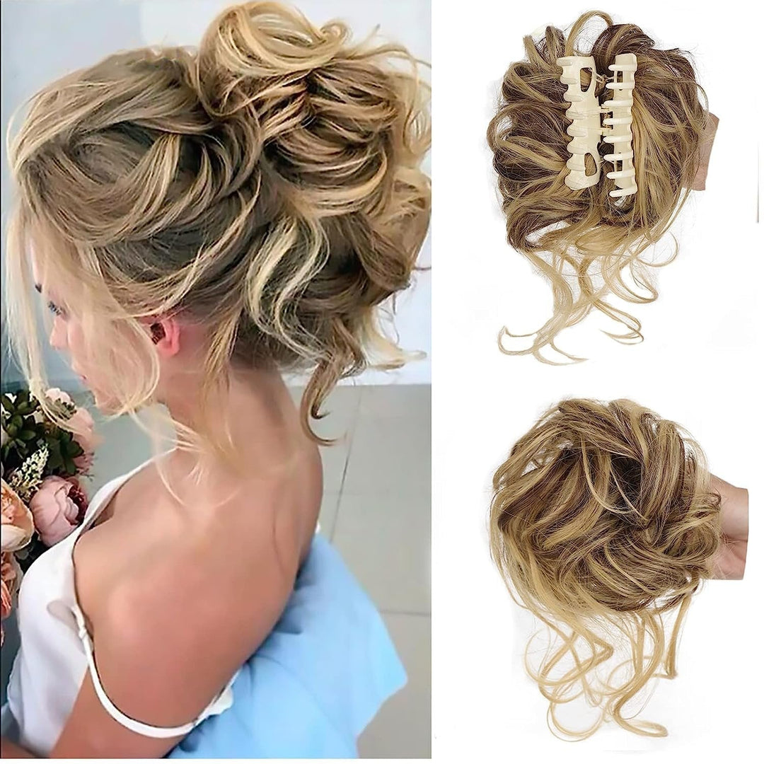 Chic Synthetic Hair Bun Clip Product Image 18