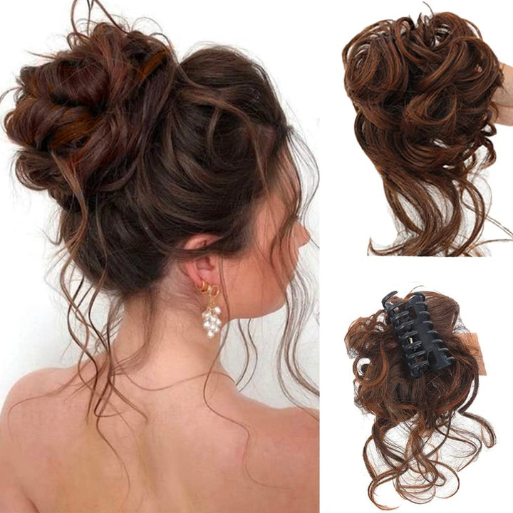 Chic Synthetic Hair Bun Clip Product Image 19