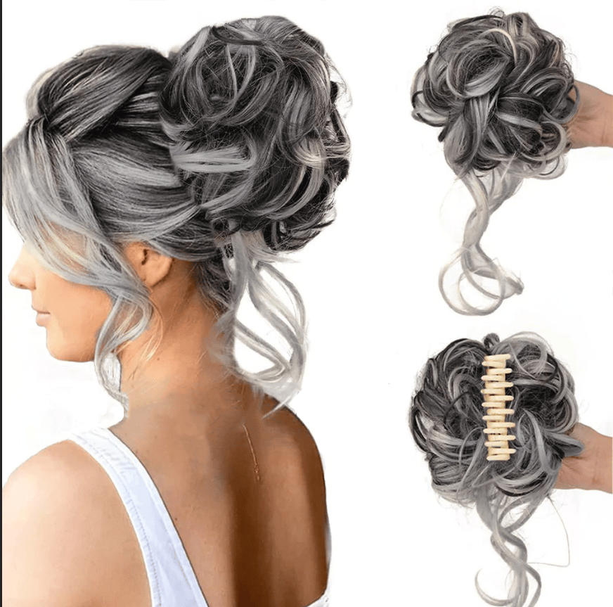 Chic Synthetic Hair Bun Clip Product Image 20