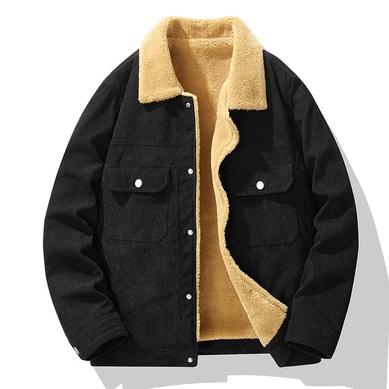 "Chicago" Velour Jacket (Black XXS) - Jacket | Zavonix