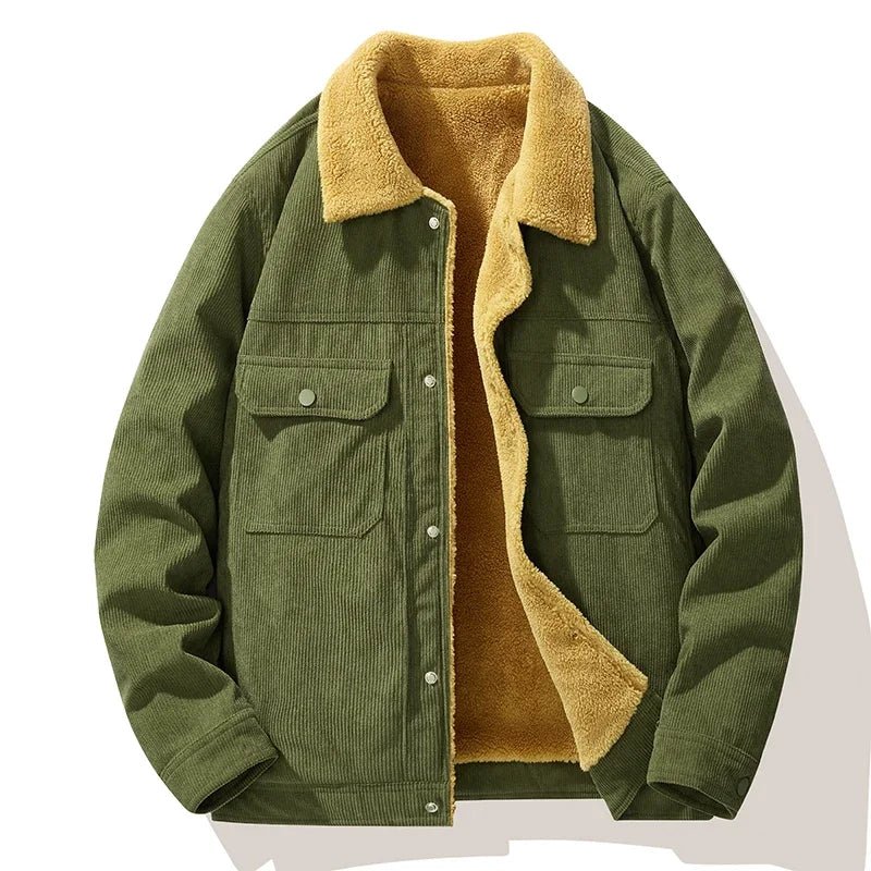 "Chicago" Velour Jacket (Green XXS) - Jacket | Zavonix