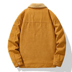 "Chicago" Velour Jacket (Khaki XXS) - Jacket | Zavonix