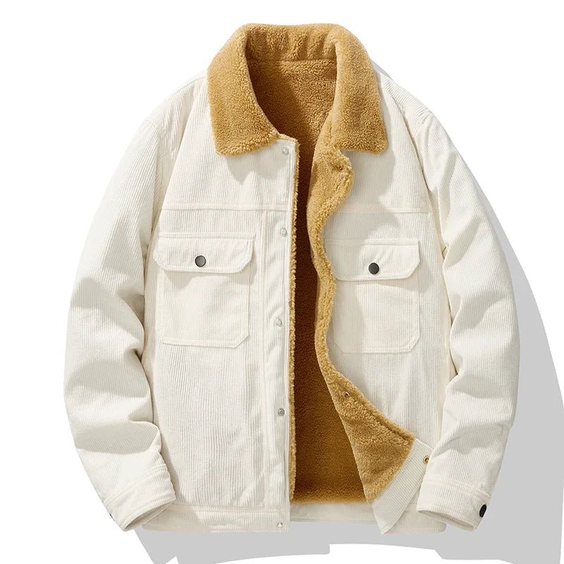 "Chicago" Velour Jacket (White XXS) - Jacket | Zavonix