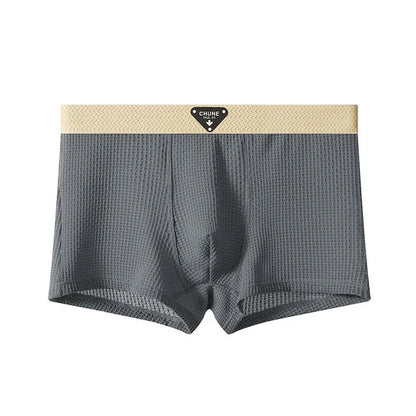Cleo Men's Trunk Underwear | Cooling Gel Silk, Breathable Honeycomb Texture - 5