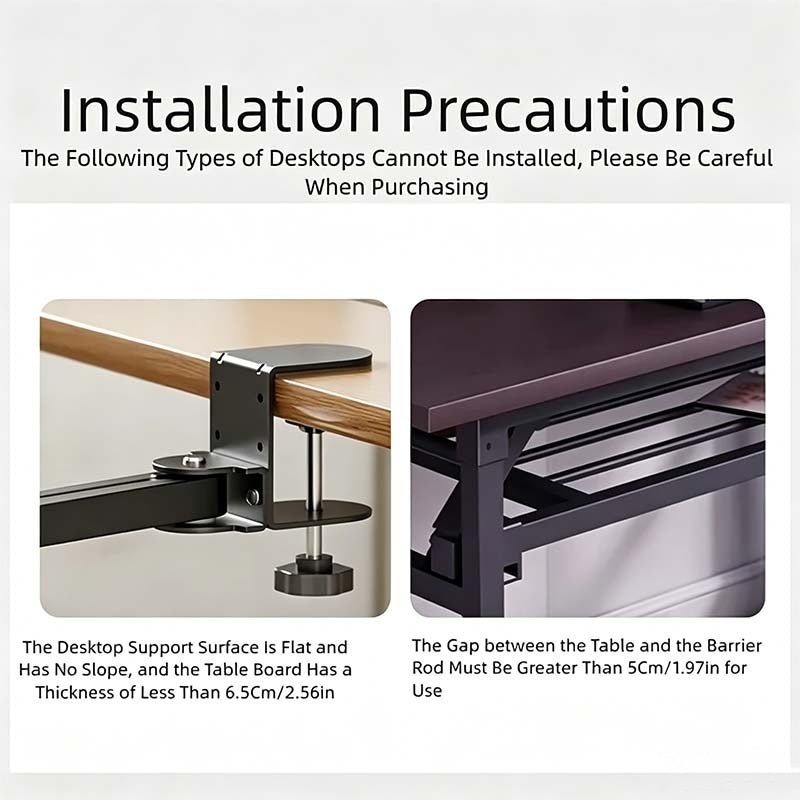Clamp On Adjustable Desk Armrest Product Image 07