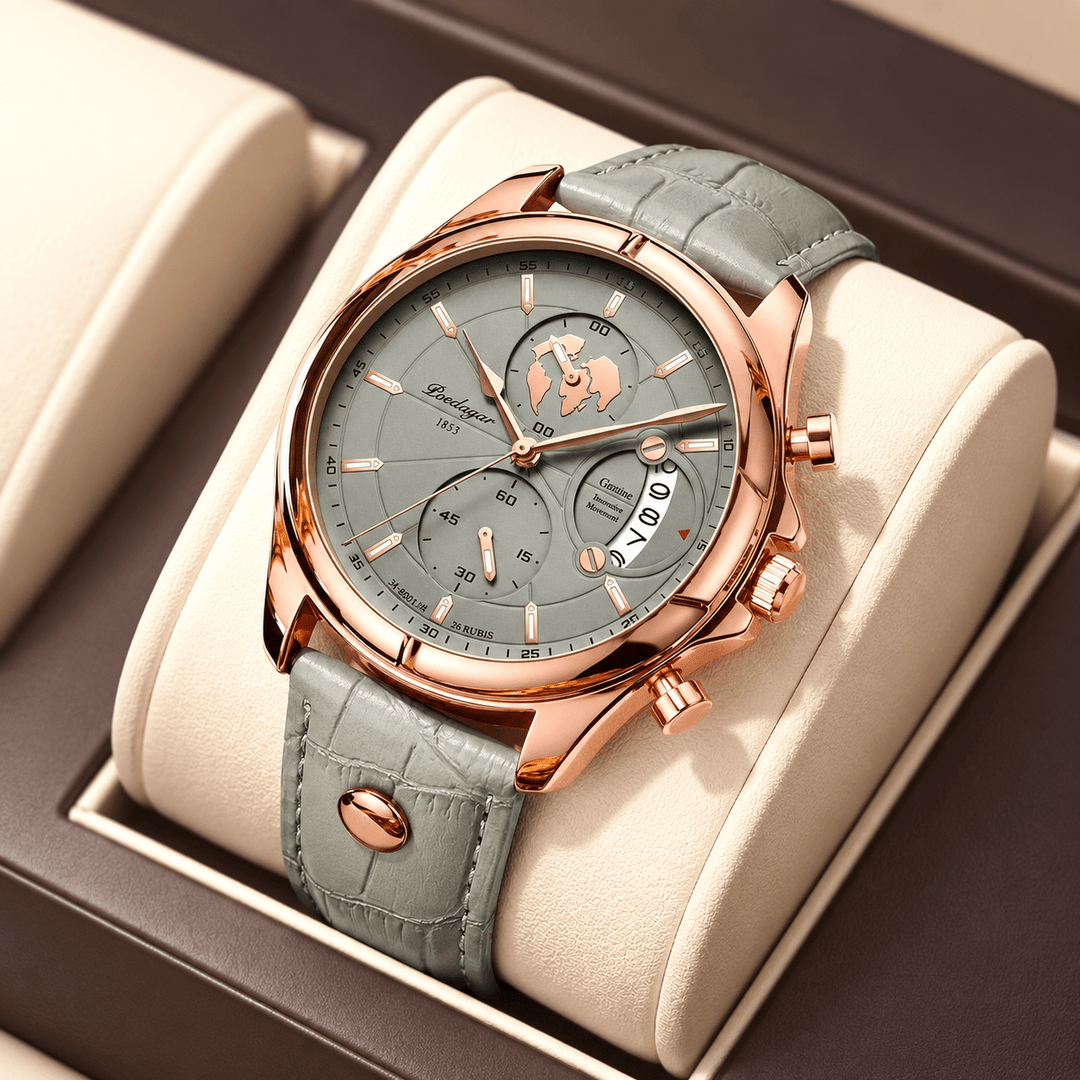 Classic Chronograph Watch – pillow view
