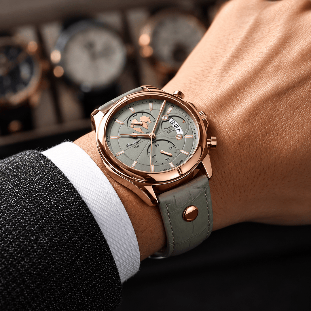 Classic Chronograph Watch – wrist view