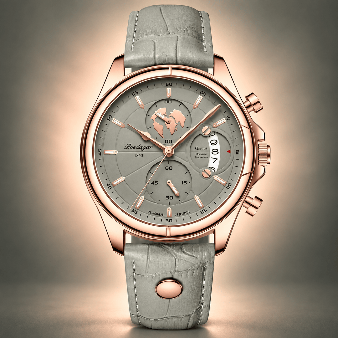 Classic Chronograph Watch – aura view