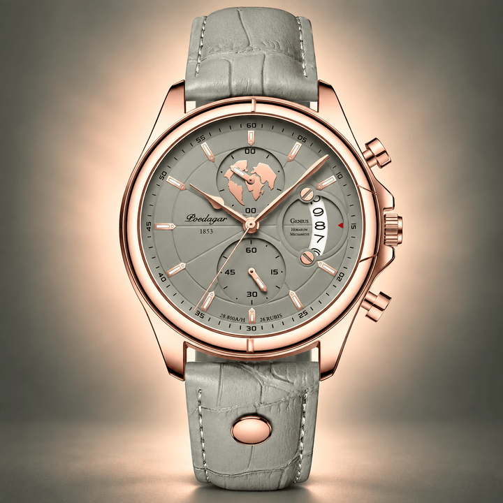Classic Chronograph Watch – aura view