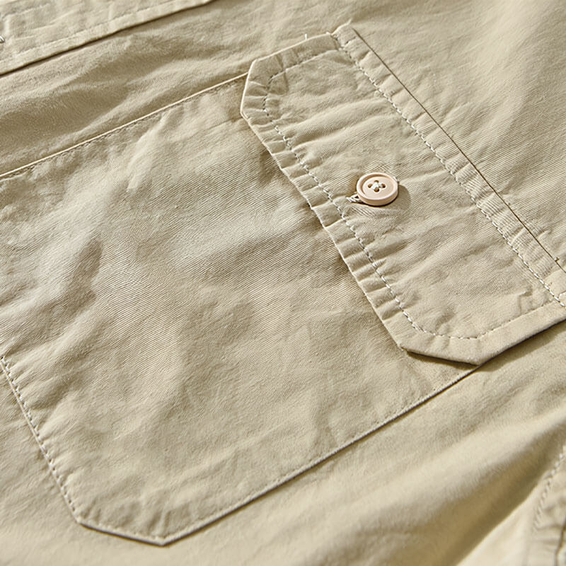 Classic Cotton Morrison Shirt (Black XS) - | Zavonix