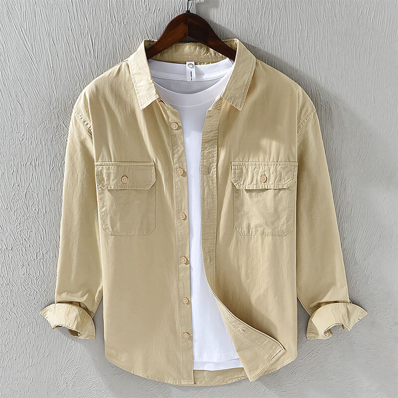 Classic Cotton Morrison Shirt (Black XS) - | Zavonix