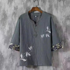 Classic Eastern Elegance Shirt Traditional Chinese Style Shirt (White XS) - | Zavonix