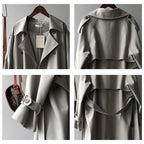 Classic Trench Coat RainGuard Coat (Gray XS) - | Zavonix