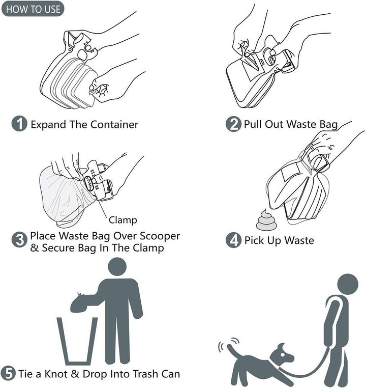 CleanGrip Dog Pooper Scooper