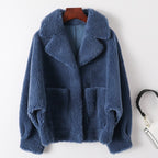 Cloudlike Hug™ WOOL COAT (Blue XS) - | Zavonix