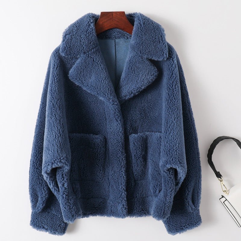Cloudlike Hug™ WOOL COAT (Blue XS) - | Zavonix