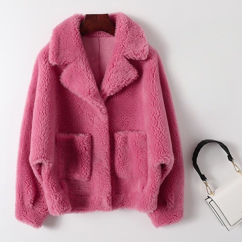 Cloudlike Hug™ WOOL COAT (Pink XS) - | Zavonix