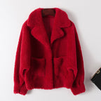 Cloudlike Hug™ WOOL COAT (Red XS) - | Zavonix