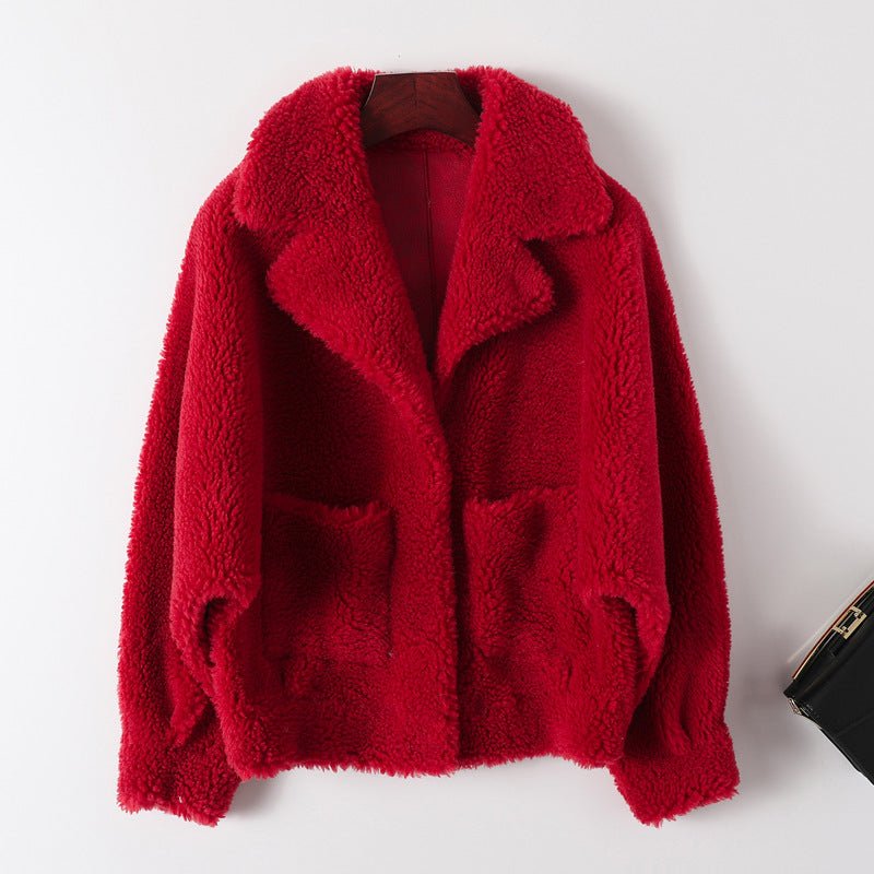 Cloudlike Hug™ WOOL COAT (Red XS) - | Zavonix